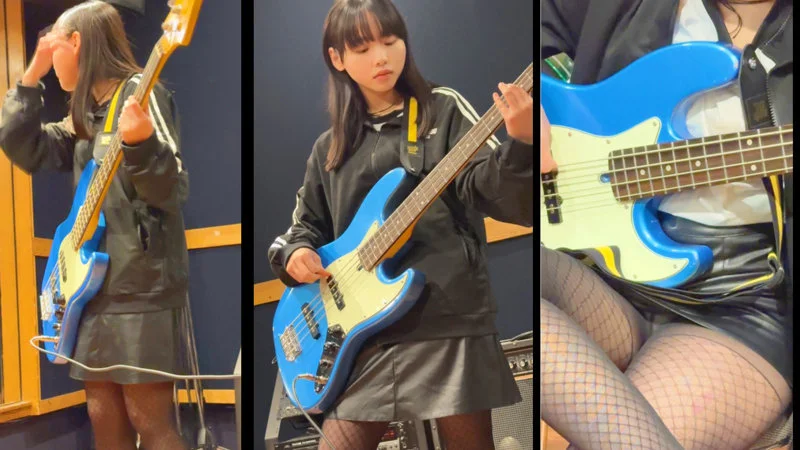 おしるこん ベーシスト美少女『とうか』oshi017 バンド女子のちょっとエッチな練習風景 | 激アツ美少女PUSH